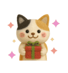 お誕生日を全力で祝う猫ちゃんたち（個別スタンプ：6）