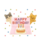 お誕生日を全力で祝う猫ちゃんたち（個別スタンプ：10）