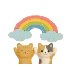 お誕生日を全力で祝う猫ちゃんたち（個別スタンプ：22）