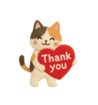 お誕生日を全力で祝う猫ちゃんたち（個別スタンプ：30）