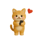 お誕生日を全力で祝う猫ちゃんたち（個別スタンプ：35）