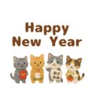 お誕生日を全力で祝う猫ちゃんたち（個別スタンプ：40）