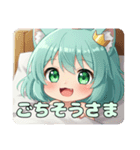 寝ても覚めても精霊みなみちゃんスタンプ（個別スタンプ：13）