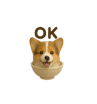 お茶碗犬 おちゃわんわん コリー（個別スタンプ：2）