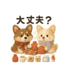 ふわふわコーギーの冬スタンプ（個別スタンプ：11）