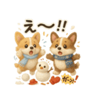 ふわふわコーギーの冬スタンプ（個別スタンプ：32）
