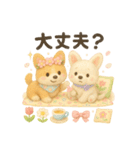 ふわふわコーギーの春スタンプ（個別スタンプ：11）