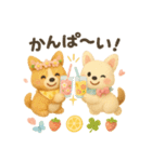 ふわふわコーギーの春スタンプ（個別スタンプ：22）