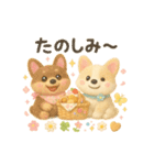 ふわふわコーギーの春スタンプ（個別スタンプ：28）
