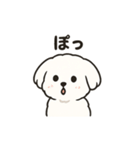 ゆるふわマルチーズのスタンプ（個別スタンプ：18）