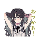 ボクっ娘リボン女子の日常返信（個別スタンプ：9）