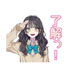 ギャルめなJKの放課後トーク（個別スタンプ：18）