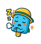 ひんやりアイスくんスタンプ（個別スタンプ：27）