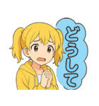 ✨元気いっぱい！パーカー少女スタンプ✨（個別スタンプ：2）