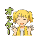 ✨元気いっぱい！パーカー少女スタンプ✨（個別スタンプ：6）