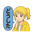 ✨元気いっぱい！パーカー少女スタンプ✨（個別スタンプ：18）