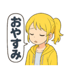 ✨元気いっぱい！パーカー少女スタンプ✨（個別スタンプ：21）