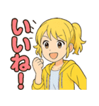 ✨元気いっぱい！パーカー少女スタンプ✨（個別スタンプ：27）