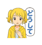 ✨元気いっぱい！パーカー少女スタンプ✨（個別スタンプ：38）