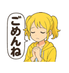 ✨元気いっぱい！パーカー少女スタンプ✨（個別スタンプ：39）