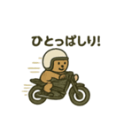 くまライダースタンプ（個別スタンプ：32）