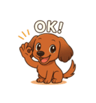 カニンヘンダックスフンドのまいにち（個別スタンプ：6）