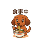 カニンヘンダックスフンドのまいにち（個別スタンプ：20）