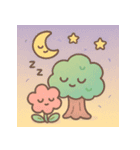 木と花のやさしいスタンプ（個別スタンプ：9）