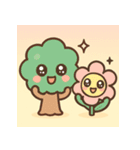 木と花のやさしいスタンプ（個別スタンプ：13）