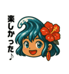 サーファー夏波(サーフィン).（個別スタンプ：2）