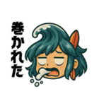 サーファー夏波(サーフィン).（個別スタンプ：8）