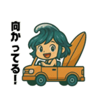 サーファー夏波(サーフィン).（個別スタンプ：13）
