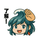 サーファー夏波(サーフィン).（個別スタンプ：19）