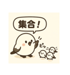 シマエナガのほっこりトーク（個別スタンプ：34）