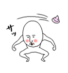 白いおっちゃん (シンプル効果音) 修正版（個別スタンプ：1）