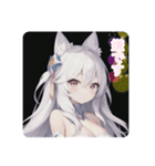 擬人化シリーズですが？モフ耳さんver.（個別スタンプ：3）