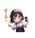 ゆかたガールの日常（個別スタンプ：26）