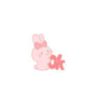 ゆるっとふわうさちゃん（個別スタンプ：3）