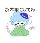 日常使える可愛いひつじのスタンプ NO.49（個別スタンプ：34）