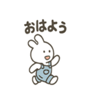 オーバーオールうさぎの日常（個別スタンプ：3）