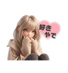 (再販)関西弁 ver. ギャルの日常♫（個別スタンプ：1）