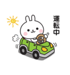 夏の連絡用☆うさぎのスタンプ（個別スタンプ：11）
