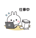 夏の連絡用☆うさぎのスタンプ（個別スタンプ：25）