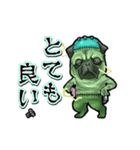 アンデッド動く⚰️フラン犬（個別スタンプ：14）