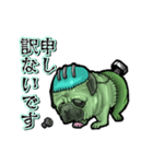 アンデッド動く⚰️フラン犬（個別スタンプ：15）