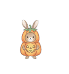コスプレアニマル(ハロウィン、クリスマス)（個別スタンプ：3）