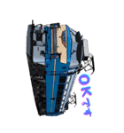 リアル機関車 Big スタンプ（個別スタンプ：13）