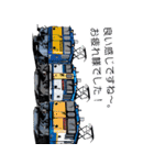 リアル機関車 Big スタンプ（個別スタンプ：34）