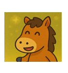 キラキラ優雅なウマ@SFW（個別スタンプ：2）