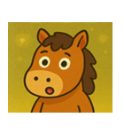 キラキラ優雅なウマ@SFW（個別スタンプ：12）